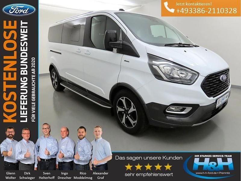 Weiss Gebraucht 2023 Ford Tourneo Custom Active Van | 38.980 € (Fairer Preis) - Bild 1/4