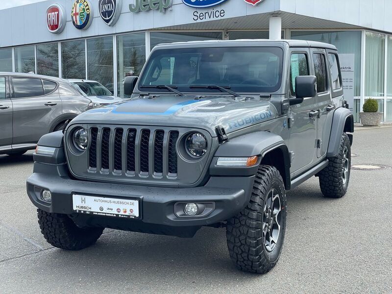 Grau Gebraucht 2023 Jeep Wrangler Unlimited Rubicon SUV | 76.900 € - Bild 1/4