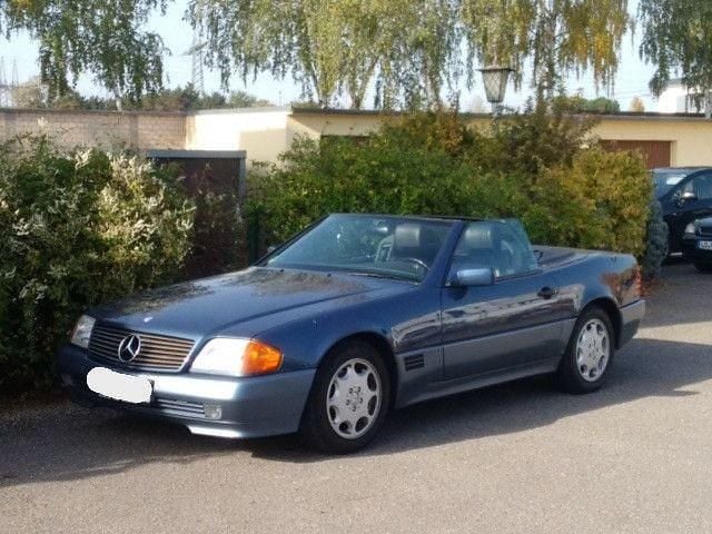 Blau Gebraucht 1994 Mercedes SL320 Cabrio | 19.999 € - Bild 1/4