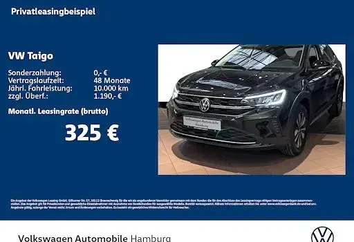 Neu VW Taigo Life 116 PS (85 kW) 2025 Schwarz SUV