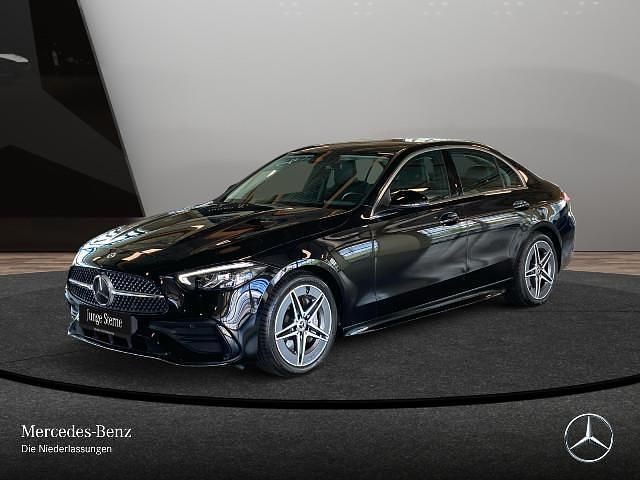 Schwarz Gebraucht 2023 Mercedes C200 AMG Limousine | 41.490 € (Fairer Preis) - Bild 1/4