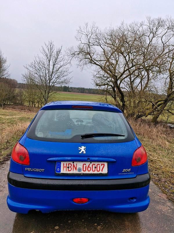 Gebraucht Peugeot 206 60 PS (44 kW) 2003 Blau Kleinwagen