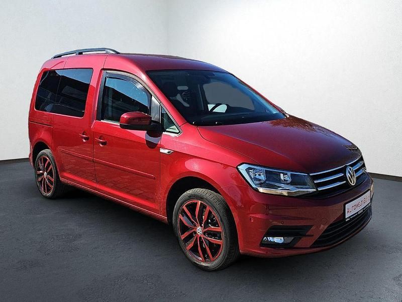 Gebraucht VW Caddy Comfortline 125 PS (91 kW) 2017 Rot Van / Kleinbus