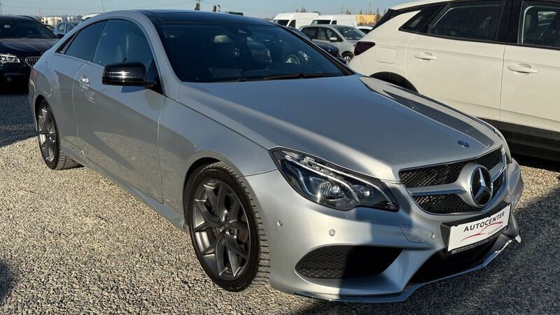 Silber Gebraucht 2016 Mercedes E220 AMG Coupé | 17.990 € (Superpreis) - Bild 1/4
