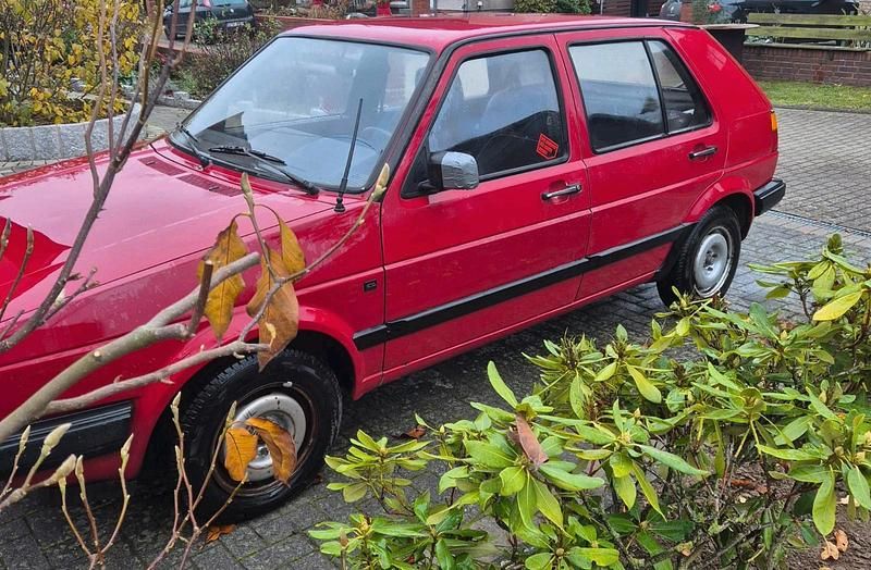 Gebraucht VW Golf II 60 PS (44 kW) 1990 Rot Kleinwagen