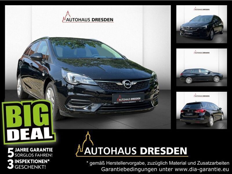 Onyx schwarz Gebraucht 2022 Opel Astra Kombi | 16.550 € (Guter Preis) - Bild 1/4