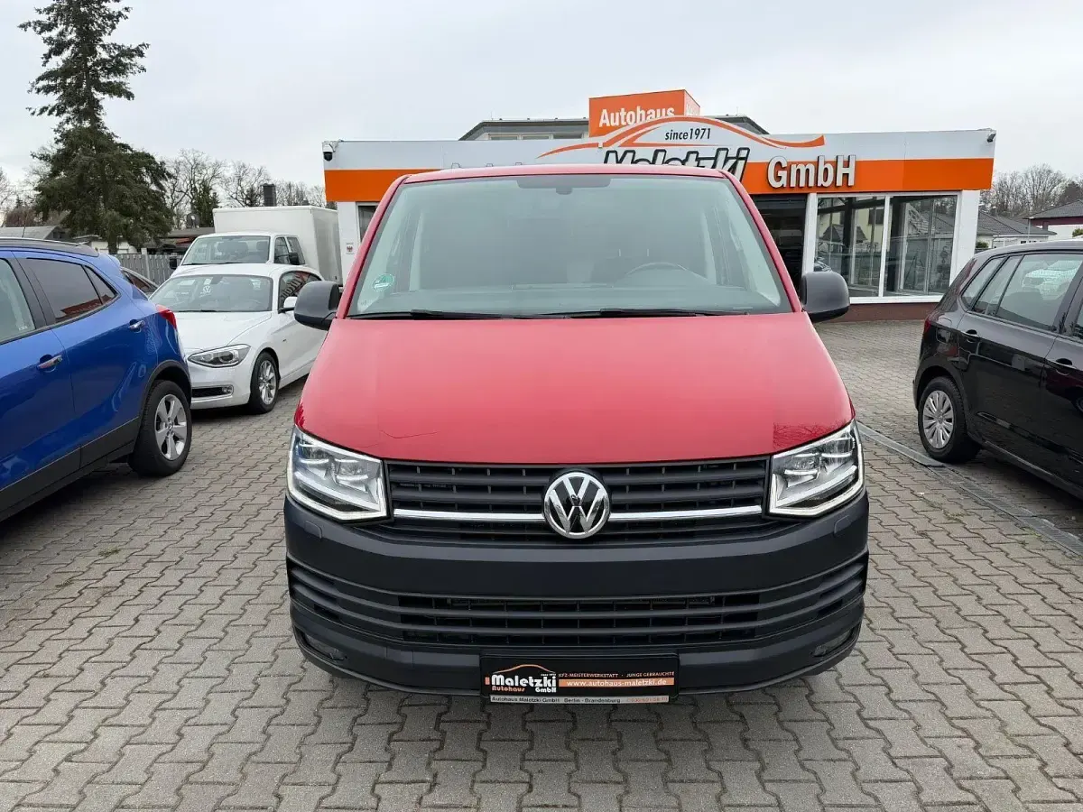 Usata VW Transporter 204 CV (150 kW) 2018 Rosso Furgone