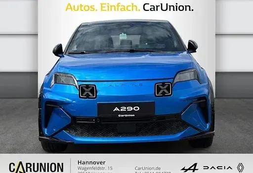 Neu Alpine A290 160 kW (218 PS) 2026 Blau Kleinwagen
