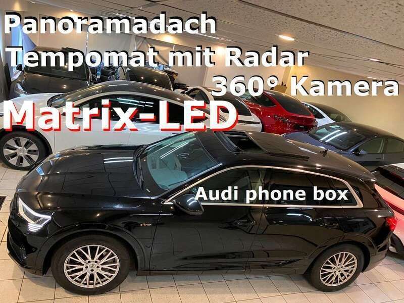 Brillantschwarz Gebraucht 2020 Audi e-tron SUV | 32.000 € (Guter Preis) - Bild 1/4