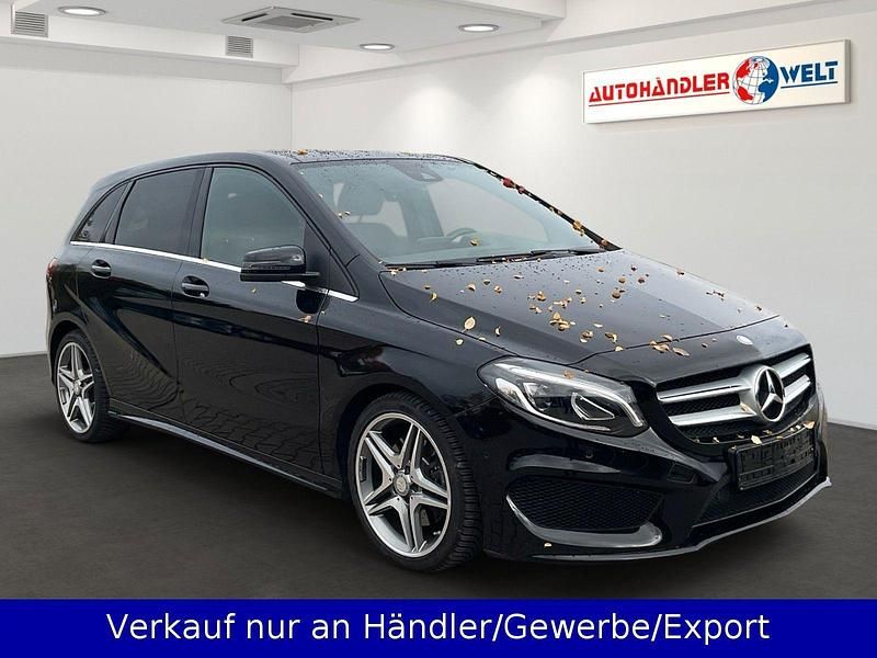 Schwarz Gebraucht 2015 Mercedes B220 AMG line Van / Kleinbus | 16.999 € (Fairer Preis) - Bild 1/3