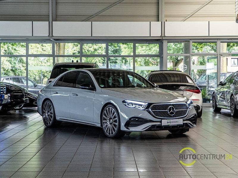 Alpingrauunilack Gebraucht 2024 Mercedes E450 AMG Line Premium Plus Limousine | 89.990 € - Bild 1/4