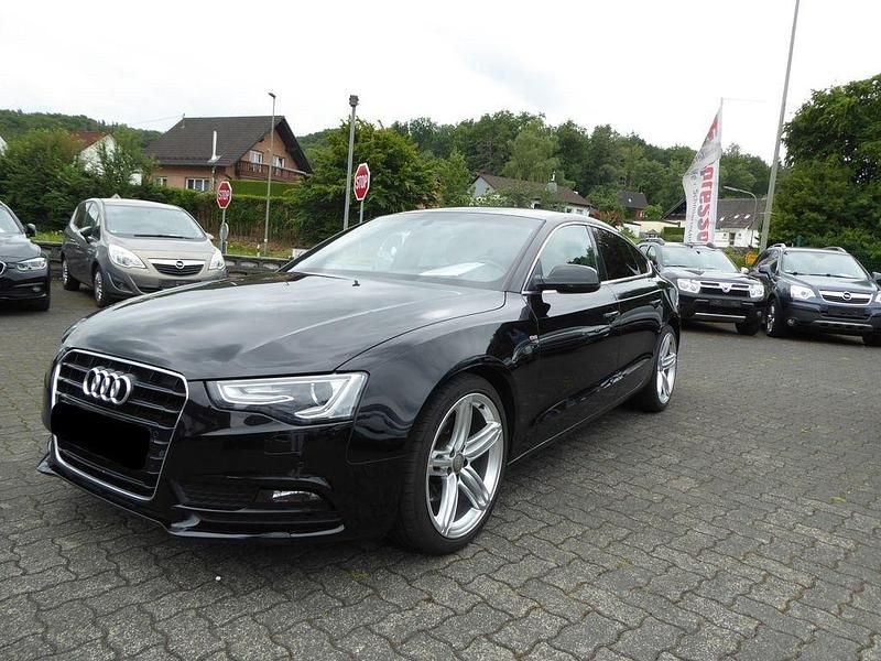 Schwarz Gebraucht 2012 Audi A5 Sportback S-Line Limousine | 15.000 € (Fairer Preis) - Bild 1/4