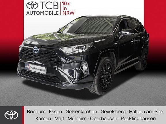 Tiefschwarz mica metallic Gebraucht 2021 Toyota RAV4 Hybrid Edition SUV | 36.989 € (Teuer) - Bild 1/4