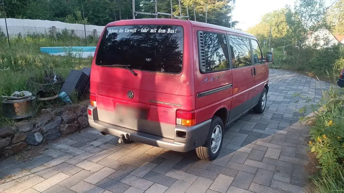 Gebraucht VW Multivan 140 PS (102 kW) 1997 Rot Van / Kleinbus