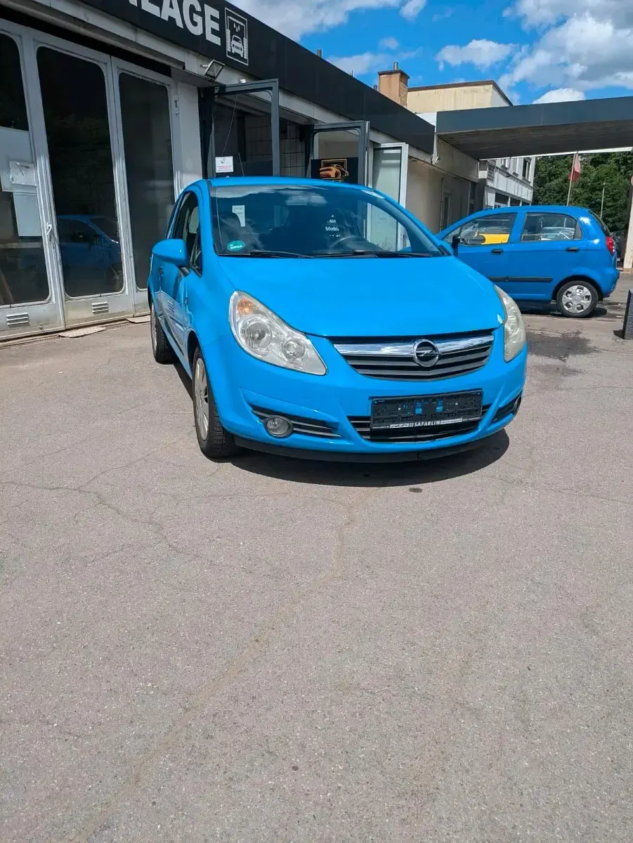 Gebraucht Opel Corsa 80 PS (58 kW) 2007 Blau Kleinwagen