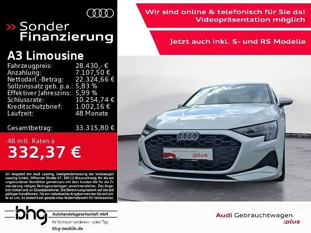 Gebraucht Audi A3 Advanced Plus 150 PS (110 kW) 2025 Limousine