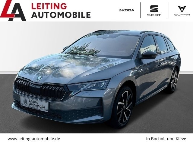 Graphite grau metallic met. Gebraucht 2024 Skoda Octavia SportLine Kombi | 37.245 € (Teuer) - Bild 1/4