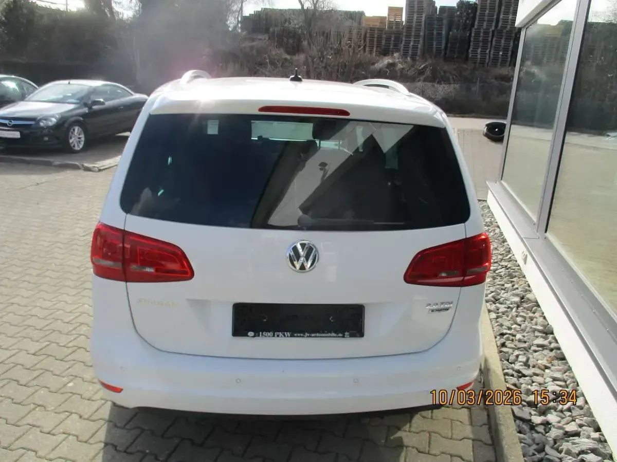 Gebraucht VW Sharan Cup 140 PS (102 kW) 2015 Pure white Van / Kleinbus
