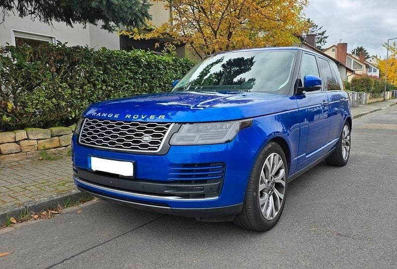 Blau Gebraucht 2018 Land Rover Range Rover Autobiography SUV | 47.990 € (Guter Preis) - Bild 1/4