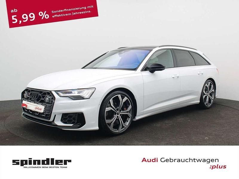 Gletscherweiß metallic Gebraucht 2025 Audi S6 Ambiente Kombi | 89.880 € (Teuer) - Bild 1/4