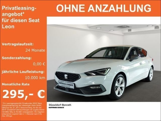 Weiss Gebraucht 2024 Seat Leon FR Limousine | 25.970 € (Fairer Preis) - Bild 1/4