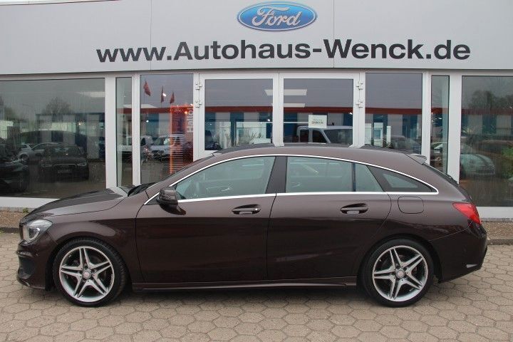 Braun Gebraucht 2016 Mercedes CLA180 Shooting Brake AMG line Kombi | 17.970 € (Fairer Preis) - Bild 1/4