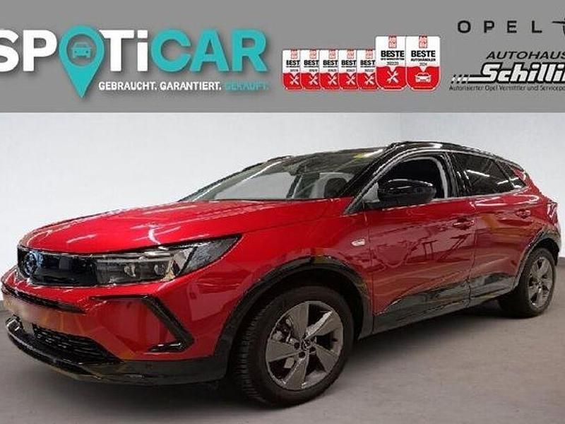 Rubin rot / schwarz Gebraucht 2024 Opel Grandland X SUV | 27.490 € (Fairer Preis) - Bild 1/2