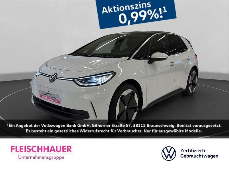 Weiss Gebraucht 2023 VW ID.3 Pro Kleinwagen | 33.390 € - Bild 1/4