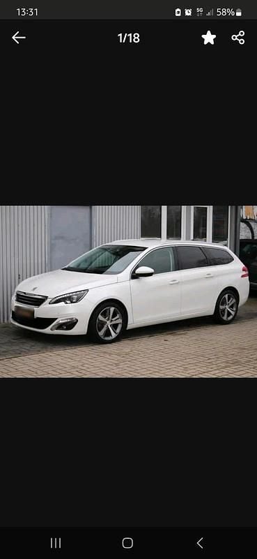 Gebraucht Peugeot 308 SW Allure 130 PS (95 kW) 2015 Weiß Kombi