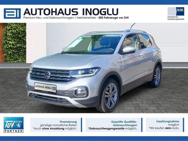 Silber reflexsilber metallic (metallic) Gebraucht 2022 VW T-Cross Style SUV | 18.422 € (Fairer Preis) - Bild 1/4