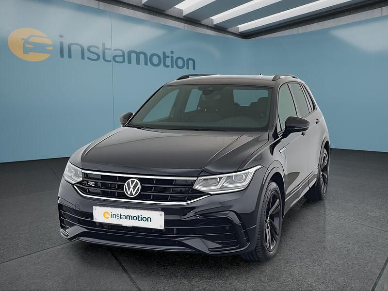 Schwarz Gebraucht 2022 VW Tiguan R-line SUV | 34.449 € (Fairer Preis) - Bild 1/4
