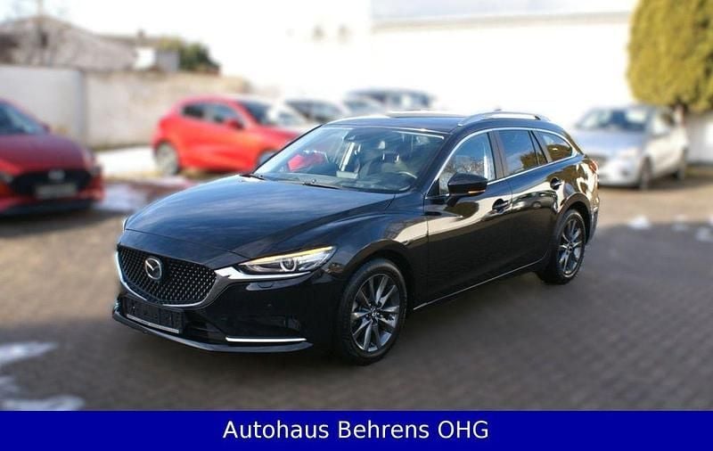 Schwarz Gebraucht 2018 Mazda 6 Exclusive-Line Kombi | 17.990 € (Fairer Preis) - Bild 1/4