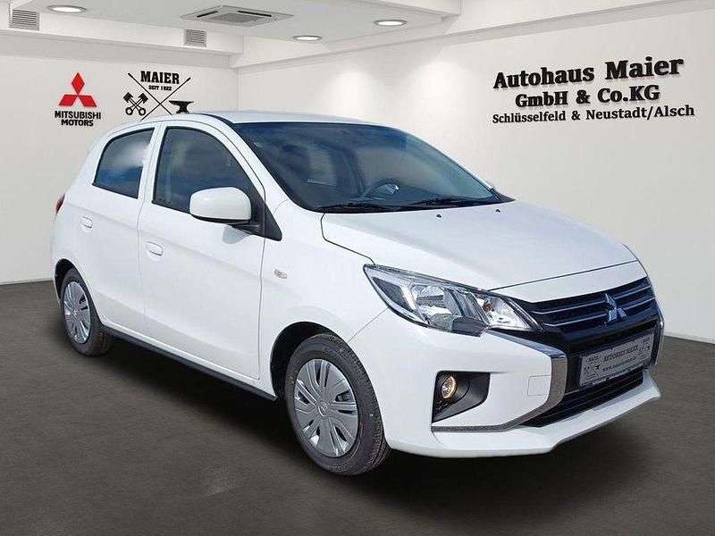 Neu Mitsubishi Space Star Select 71 PS (52 kW) 2025 S) (weiss Kleinwagen