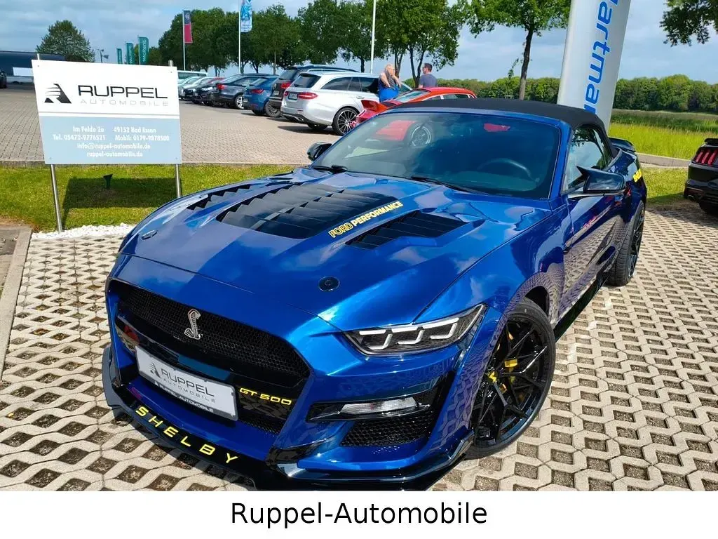 Gebraucht Ford Mustang GT 441 PS (324 kW) 2015 Blau Cabrio