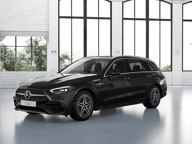 Graphitgrau metallic Gebraucht 2025 Mercedes C300e AMG Kombi | 48.960 € (Guter Preis) - Bild 1/4