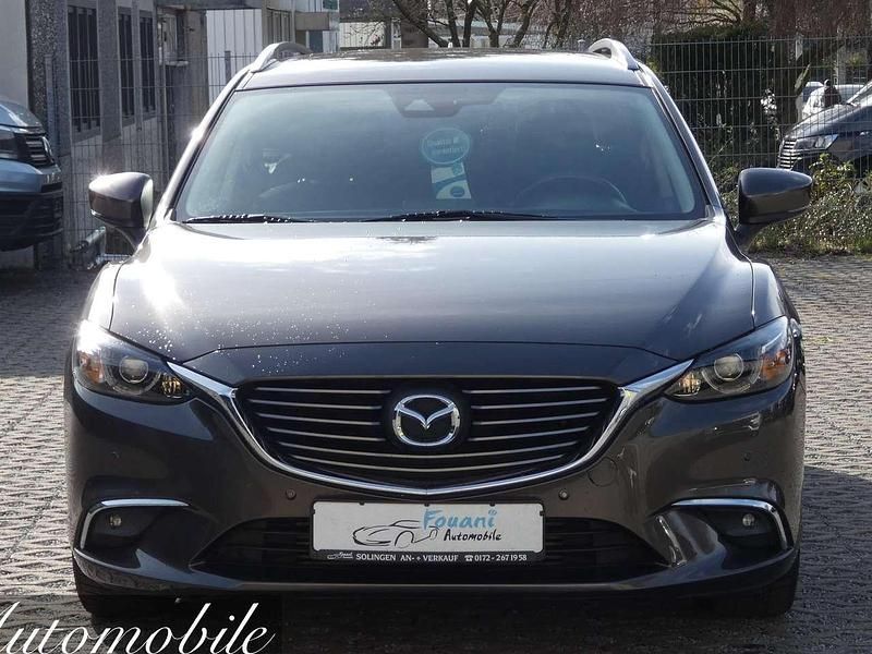 Gebraucht Mazda 6 Nakama 150 PS (110 kW) 2017 Obsidiangrau metallic Kombi