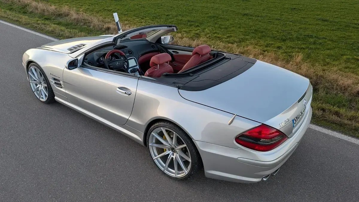 Gebraucht Mercedes SL55 AMG AMG 500 PS (367 kW) 2003 Silber Cabrio