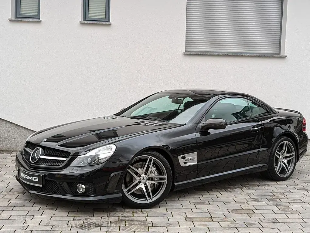 Gebraucht Mercedes SL63 AMG AMG 525 PS (386 kW) 2008 Schwarz Cabrio