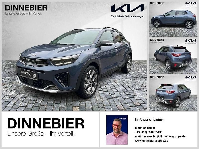 Denimblau met Gebraucht 2025 Kia Stonic GT-Line SUV | 26.198 € (Teuer) - Bild 1/4
