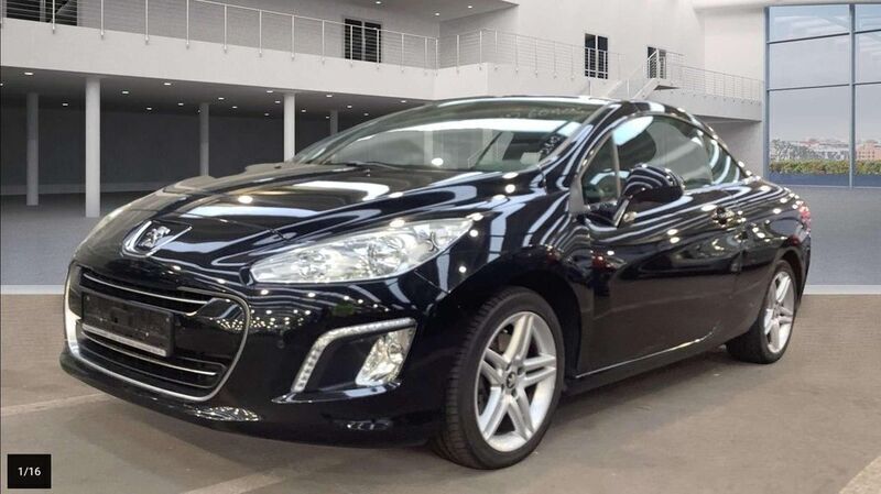 Gebraucht Peugeot 308 CC 163 PS (119 kW) 2012 Schwarz perla nera Cabrio