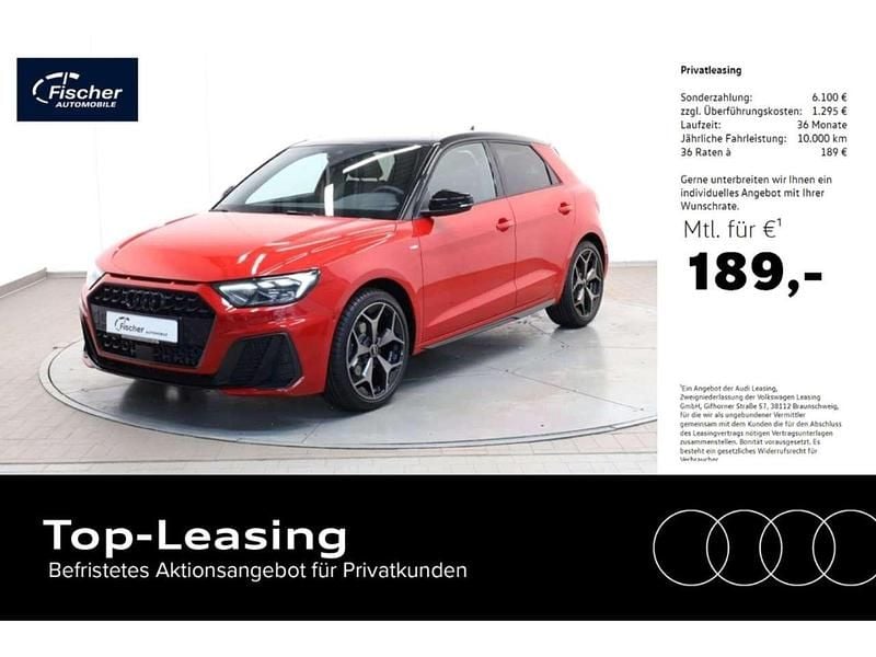Progressivrot metallic Neu 2025 Audi A1 Sportback S-line plus Kleinwagen | 32.980 € (Fairer Preis) - Bild 1/4