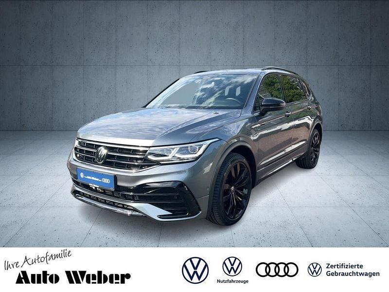 Grau Gebraucht 2022 VW Tiguan Allspace R-line SUV | 35.890 € (Fairer Preis) - Bild 1/4