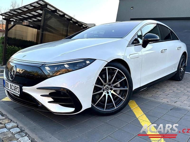 Weiß Gebraucht 2022 Mercedes EQS450+ Premium Limousine | 67.225 € (Etwas zu teuer) - Bild 1/4