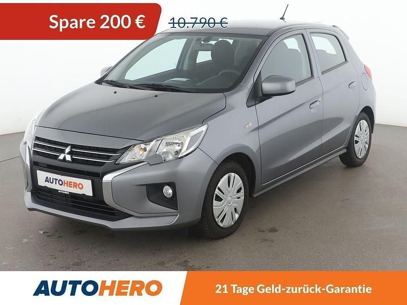 Grau Gebraucht 2021 Mitsubishi Space Star Basis Kleinwagen | 9.810 € (Fairer Preis) - Bild 1/3