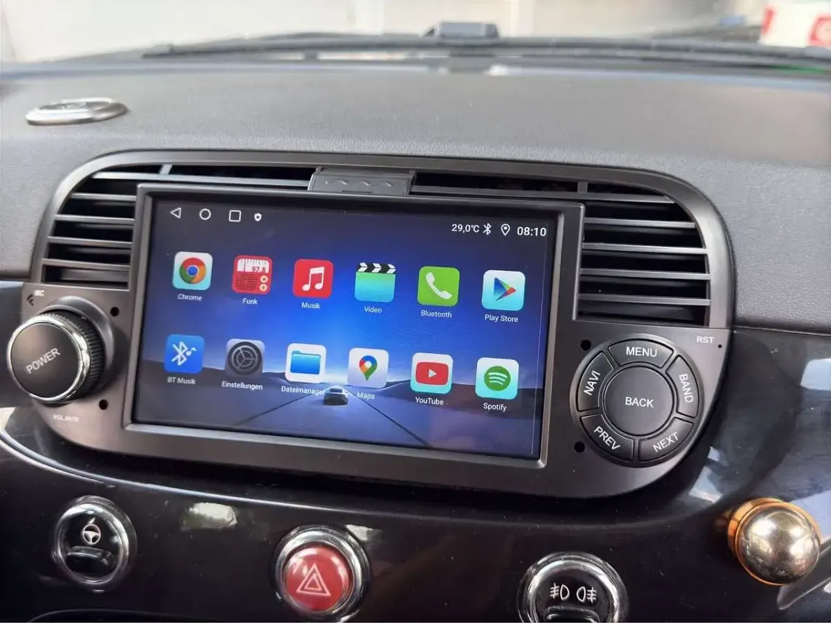 Gebraucht Fiat 500C 69 PS (50 kW) 2010 Schwarz Cabrio