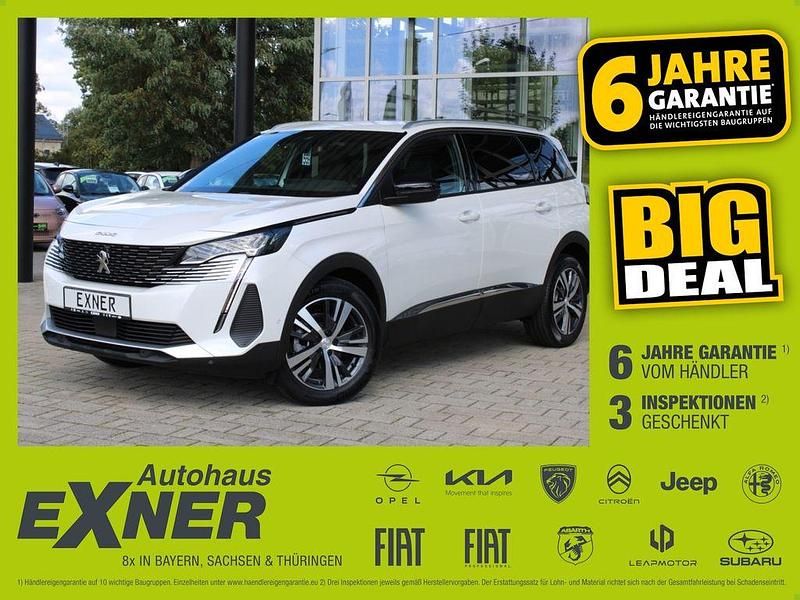 Perlmutt weiß Gebraucht 2024 Peugeot 5008 Allure Van / Kleinbus | 29.990 € (Superpreis) - Bild 1/4