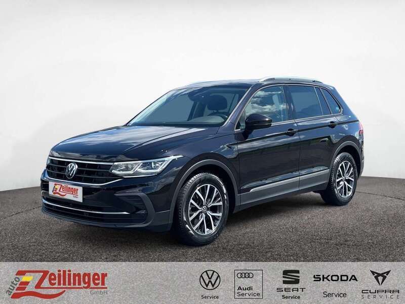 Schwarz Gebraucht 2021 VW Tiguan Life SUV | 25.645 € (Etwas zu teuer) - Bild 1/4