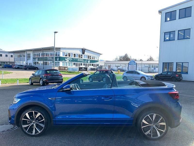 Gebraucht VW T-Roc Cabriolet R-line 150 PS (110 kW) 2022 Blau Cabrio