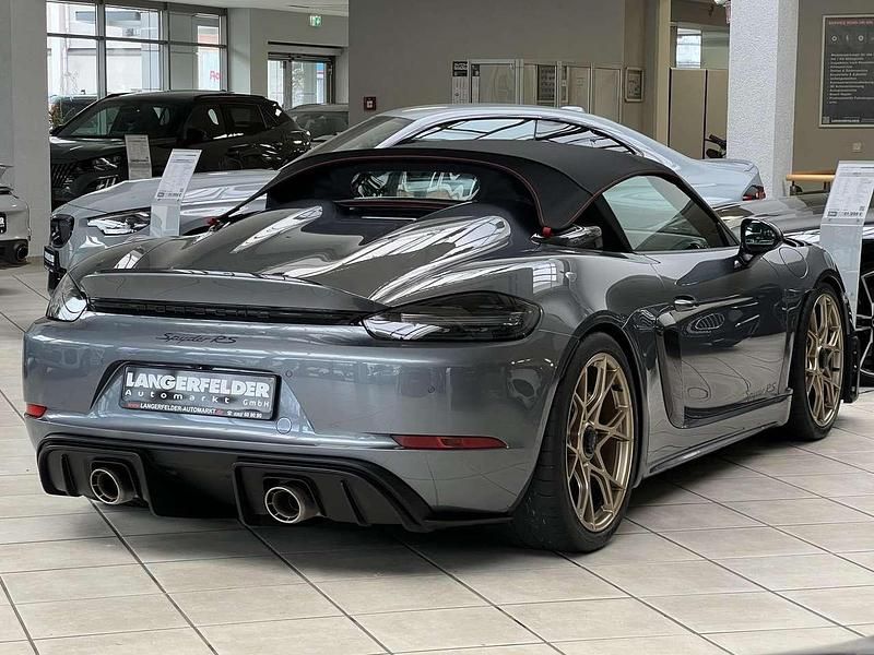 Gebraucht Porsche 718 Spyder Chrono 500 PS (367 kW) 2024 Vanadiumgraumetallic Cabrio