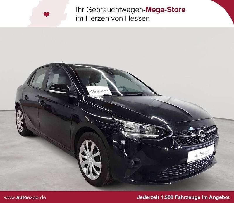 Diamant schwarz metallic Gebraucht 2022 Opel Corsa Edition Limousine | 10.089 € (Superpreis) - Bild 1/4